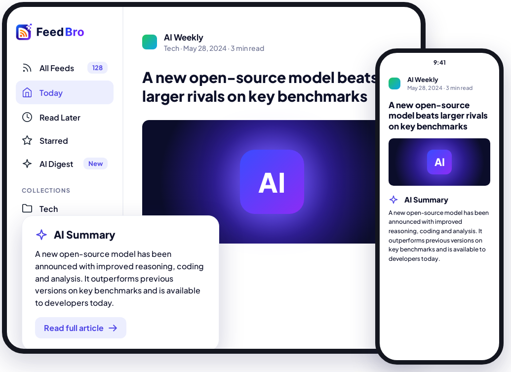 Feed dashboard